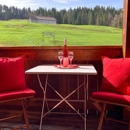 Ferienwohnung Bergblick Am Rande Der Wildnis Sibratsgfäll エクステリア 写真
