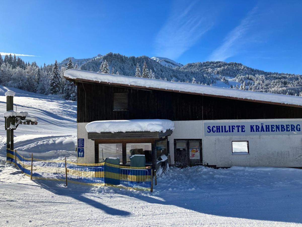 Ferienwohnung Bergblick Am Rande Der Wildnis Sibratsgfäll エクステリア 写真